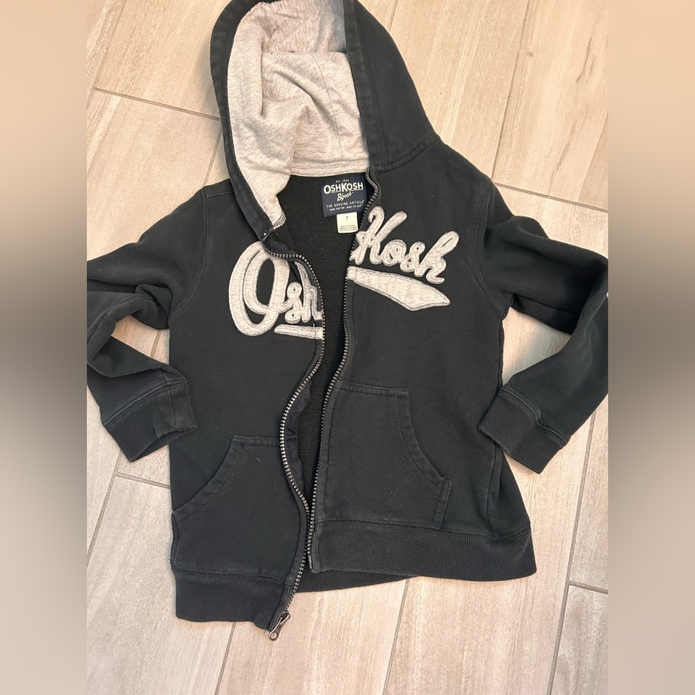 OshKosh B'gosh Kids Charcoal Hoodie